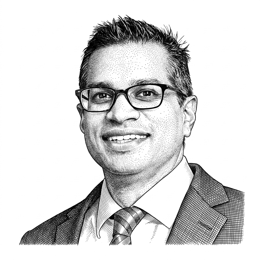 Portrait of Krishna Reddy